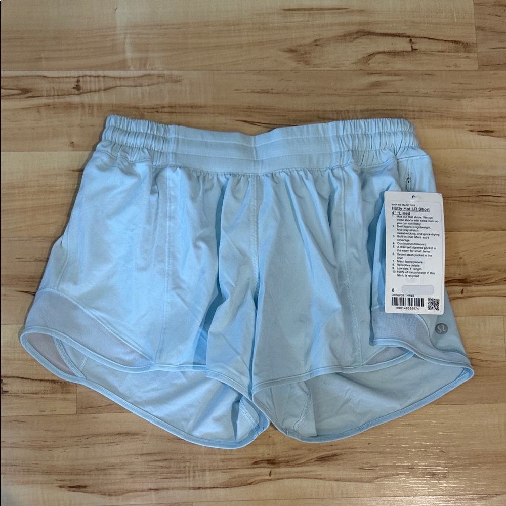 lululemon athletica Light Blue Women’s Athletic Shorts with Liner